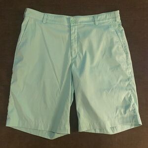 Nike Men's Mint Green Flat Front Golf  Shorts
